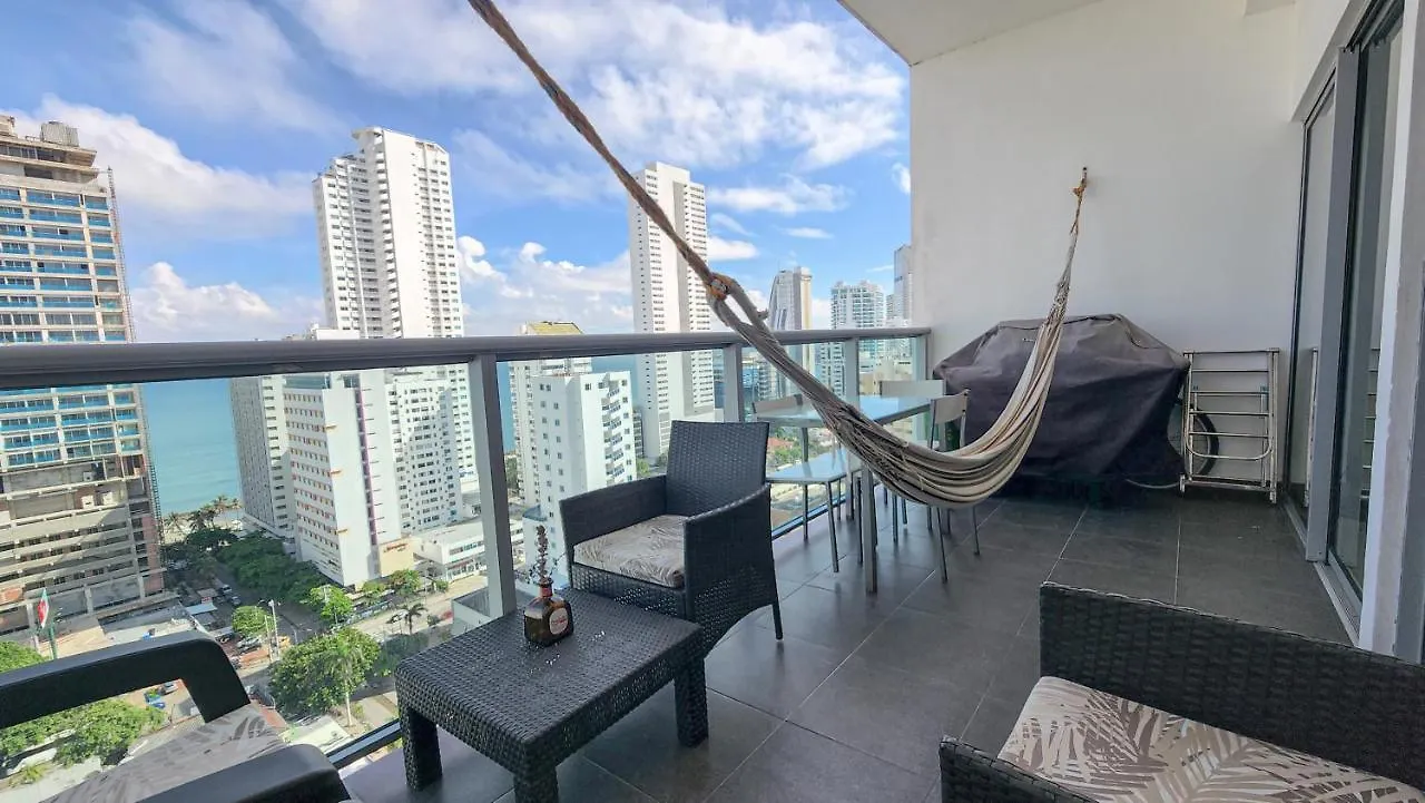 Διαμέρισμα Apartamento Piso 18 Vista Al Mar En Cartagena Κολομβία
