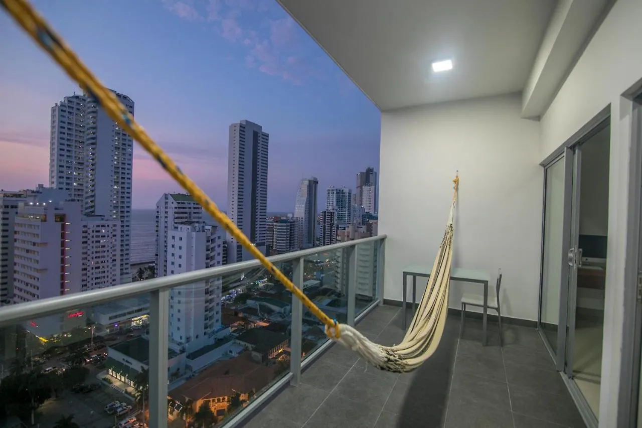 Apartamento Piso 18 Vista Al Mar En Cartagena Διαμέρισμα