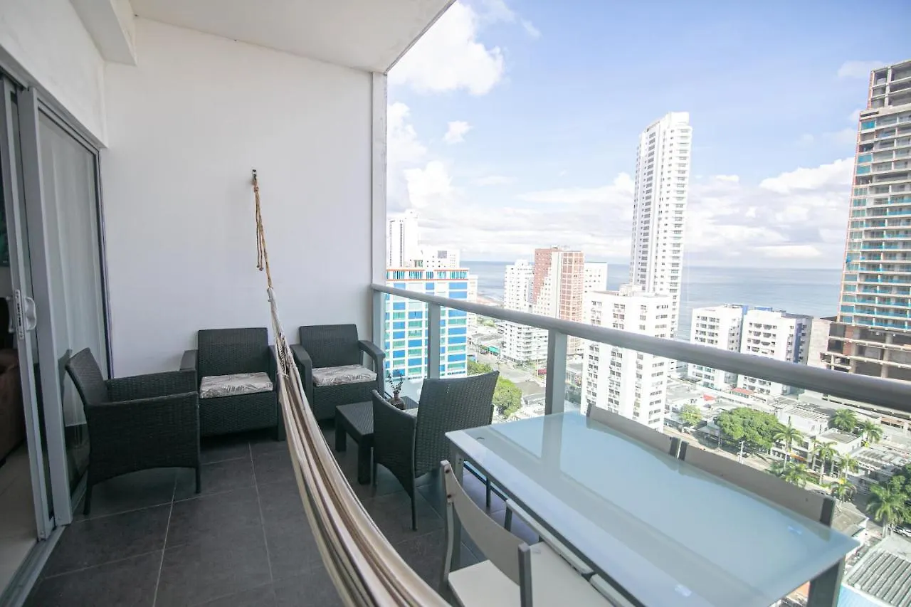Apartamento Piso 18 Vista Al Mar En Cartagena Apartment