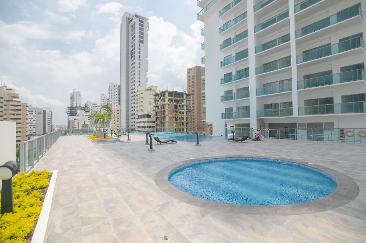 Apartamento Piso 18 Vista Al Mar En Cartagena Apartment