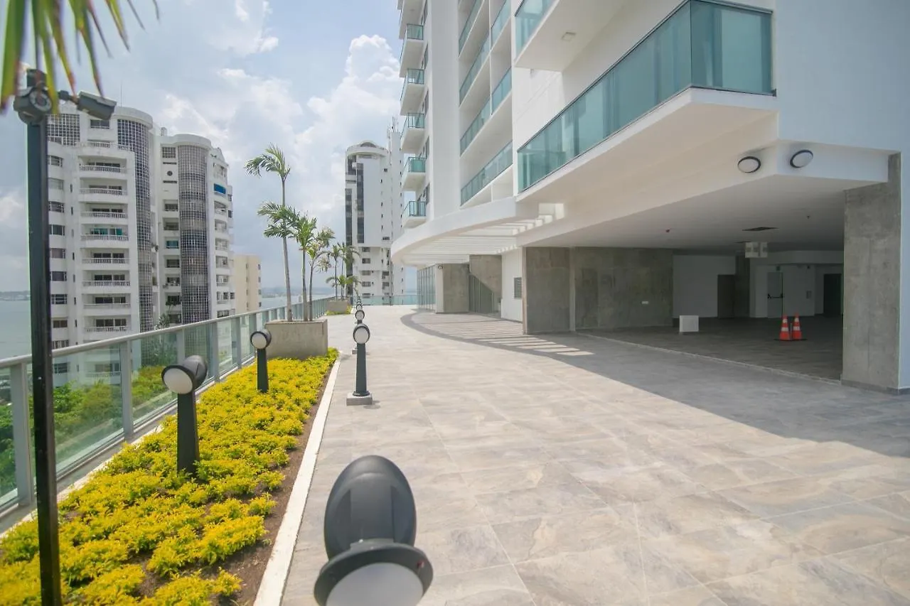 Apartamento Piso 18 Vista Al Mar En Cartagena